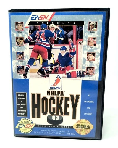 NHLPA Hockey '93 Sega Genesis