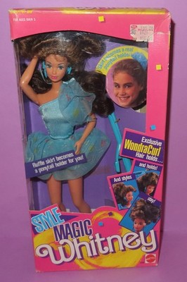 Barbie Style Magic Whitney Mattel NIB NRFB PJ Steffie Head 1290 1988 Wondracurl