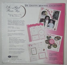 Creative Memories 12x12”It's a Girl" Border Scrapbook Pages Old Style, 10 Pages