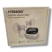MISSAA Electric Breast Pump, Breast Pump Hands Free with 5 Modes