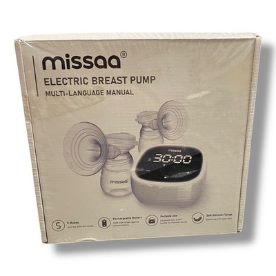 MISSAA Electric Breast Pump, Breast Pump Hands Free with 5 Modes