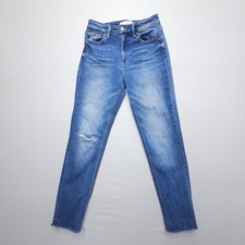 KanCan Kaly High Rise Slim Straight Leg Jeans Size 3 / 25 Blue Stretch Denim