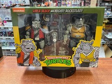 Super Bebop & Rocksteady  TMNT Teenage Ninja Turtles Cartoon  NECA  SEALED
