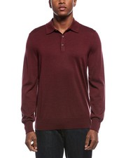 Brooks Brothers Wool-Blend Polo Shirt Men's Red S