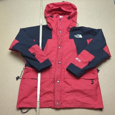 The North Face Gore Tex Jacke Herren rot schwarz wasserdicht Kapuze Mantel Gr. S