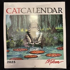Kliban Cat Calendar - 2025 12  X13  Sealed New Unused Free Shipping