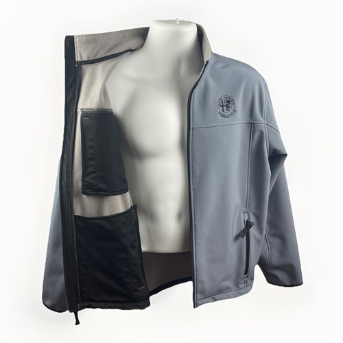 Port Authority Alfa Romeo Soft Shell Fleece Lined Full Zip Jacket Mens L - Picture 8 of 12