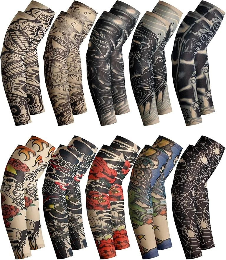 20 Pcs Men's Cooling Arm Sleeves Long Fingerless Arm Cover UV Sun Protection
Opens in a new window o