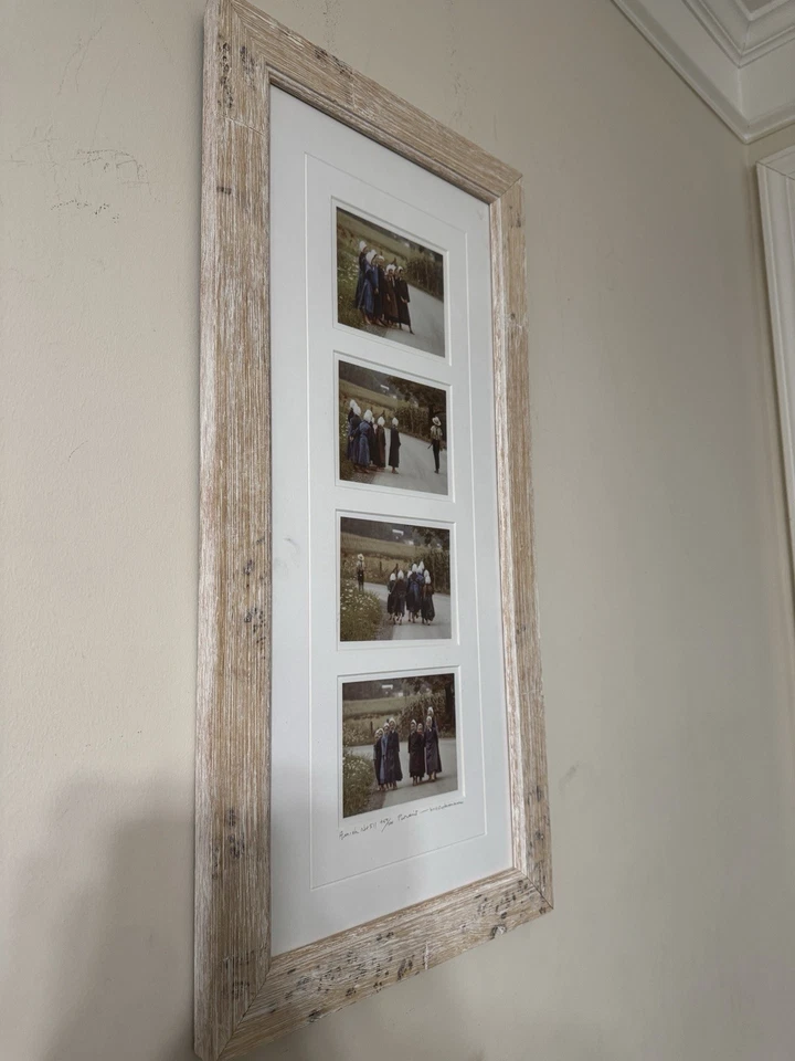 Bill Coleman Amish No. de colección "Fotografías de niños Amish 511 458/700 enmarcadas 13x27""" Foto 3 de 4