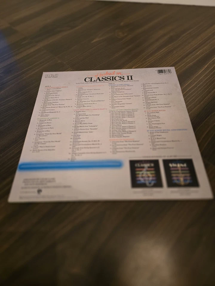 LOUIS CLARK & ROYAL CHORAL SOCIETY ~ HOOKED ON CLASSICS II ~ 1982 ~ LP ~ EX - Image 2 of 4