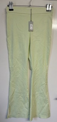 Primark Damen neu limette Bootcut Stretch Hose UK Größe 16 & Innenbein 32 