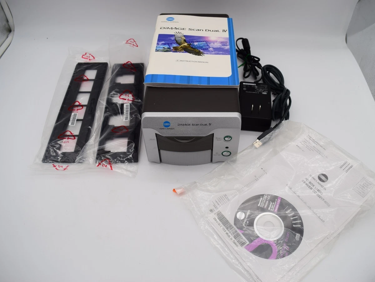 KONICA MINOLTA コニカ ミノルタ DIMAGE Scan 3200dpi、充実した画像補正機能のフィルムスキャナ「DiMAGE Scan Dual