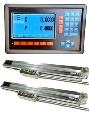 9x42 DRO 2 AXIS MILL BRIDGEPORT PACKAGE LINEAR SCALES NEW FREE SHIPPING NEW