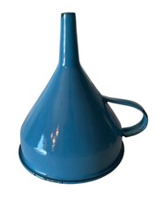 Rare! Vintage Blue Enamel 5 Funnel Madam Bla ...