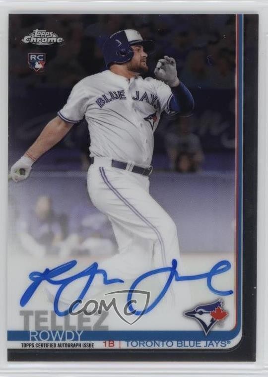 2019 Topps Chrome Rookie Rowdy Tellez #RA-RT Auto RC