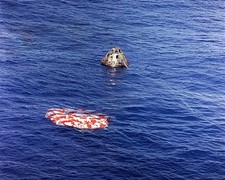 APOLLO 15 COMMAND MODULE SPLASHDOWN NASA PHOTOGRAPH PHOTO PRINT