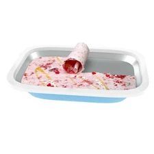 Ice Cream Roller Plate Yogurt Tray Frozen Treat Maker Spatulas Homemade Party