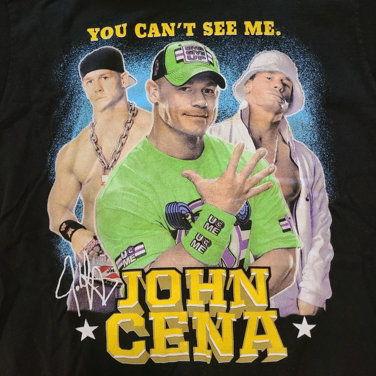John Cena The Champ is Here T-Shirt M Medium Chain Gang WWE You