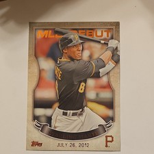 Topps 2016 MLB Debut Starling Marte #MLBD2-38 Pittsburgh Pirates Insert Card