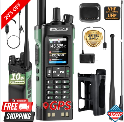 #ad #ad Digital Handheld Radio Scanner Fire Police VHF FM EMS Ham 2 Way Transceiver Dua $89.75