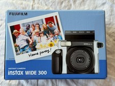 Fujifilm Instax Wide 300 Instant Film Camera with box, manual & 9 shots