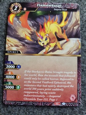Battle Spirits Saga - Flameweasel - False Gods