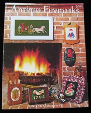 ANTIQUE FIREMARKS  JUNE GRIGG  DESIGNS INC. BOOK 11 CROSS STITCH PATTERN BOOKLET