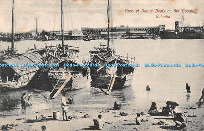 R416280 Blick auf einheimische Boote auf der Hooghly Calcutta 705