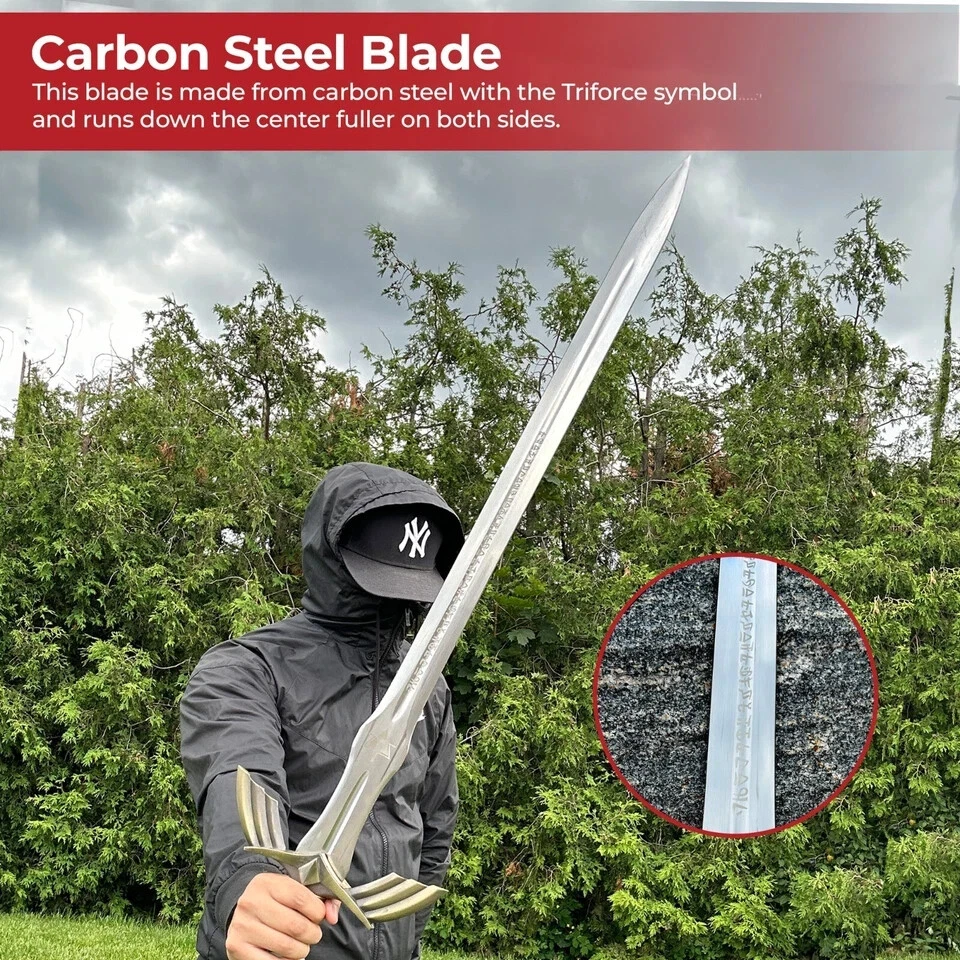 Espada Cielo Héroe Profecía Ornamentada Links - Hoja de Metal con Vaina Foto 2 de 4