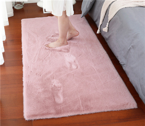 Faux Rabbit Fur Area Rug Carpet fluffy Rug Machine Washable Chair Couch Cover - Picture 15 of 26