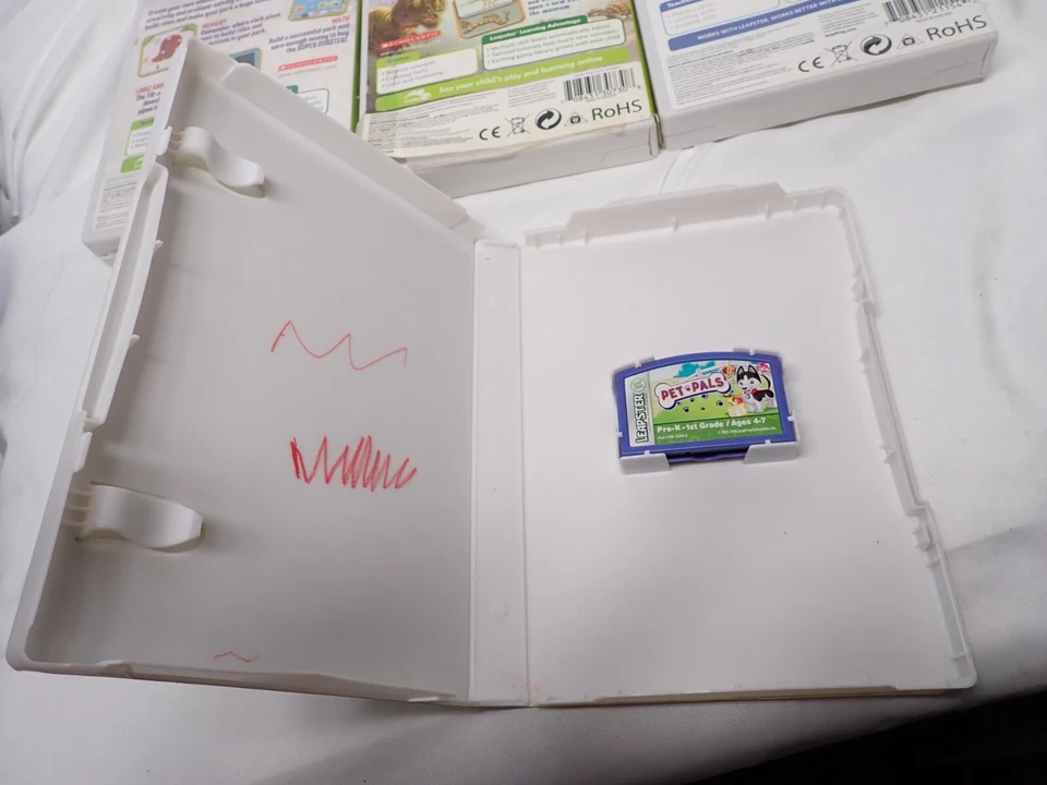 Leapfrog Leapster Learning System Games Lot of 6 Digging for Dinosaurs Dora Pet - Image 4 of 4