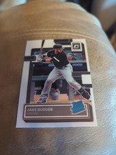 2022 Donruss Optic Rated Rookies Base #37 Jake Burger - Chicago White Sox
