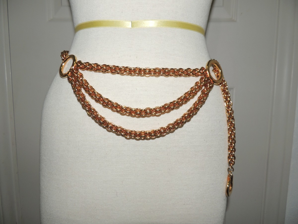 PALOMA PICASSO HEAVY GOLD PLATED CHAIN BELT | eBay