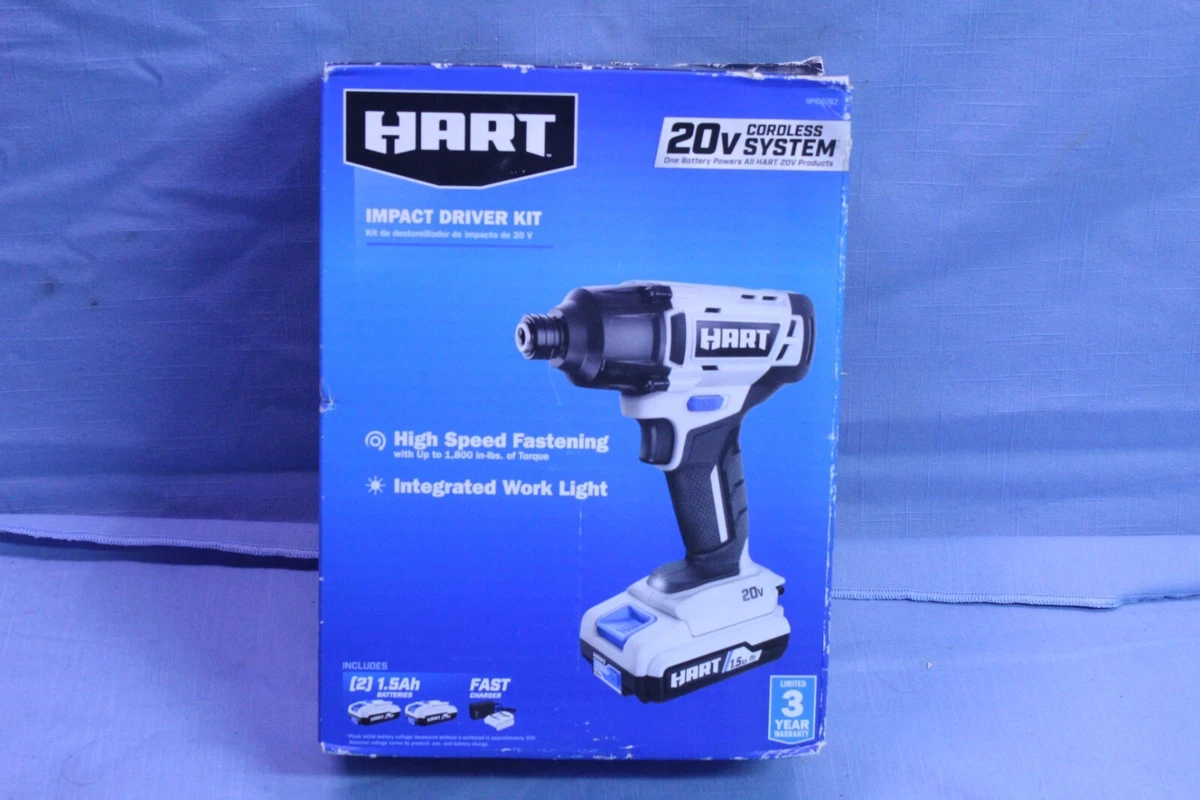 Hart brushless drill online and impact driver kit
