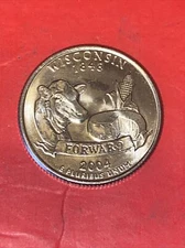 2004 D Wisconsin quarter • #240603 • Buy 10 Get 40% Off • BU