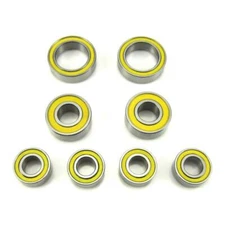 TRB RC Hub Carrier Bearings 5x10mm - 6x13mm - 10x15mm YEL Associated B5M