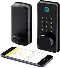 Smart Door Lock Keyless Entry Deadbolt Door Lock Multiple Entry Methods APP