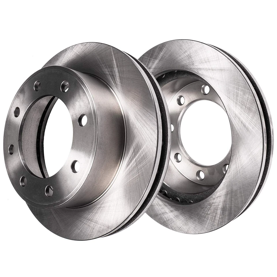 Rotores delanteros 4x4 almohadillas de cerámica bujes de cojinete de rueda para Dodge Ram 2500 3500 2006-08 Foto 4 de 4