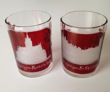 Lot 2 petits verres collection Bohême XIXéme Compiégne 