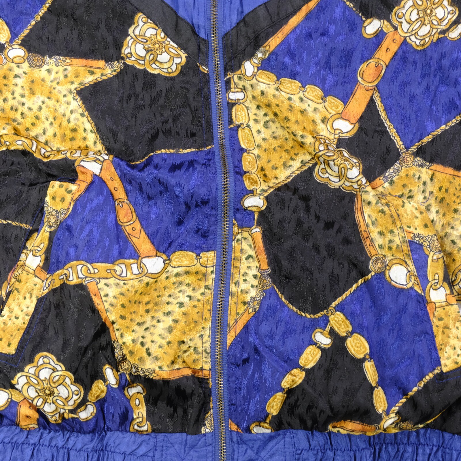 Rare VTG BASIC EDITIONS Color Block Chains Graphi… - image 3