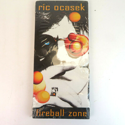 Vintage Ric Ocasek - Fireball Zone 1991 NOS Long Box CD: Lead Singer of The Cars