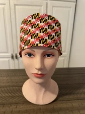Scrub or Chef Hat Unisex Maryland State Flag Medical Nursing Chemo Skull Cap