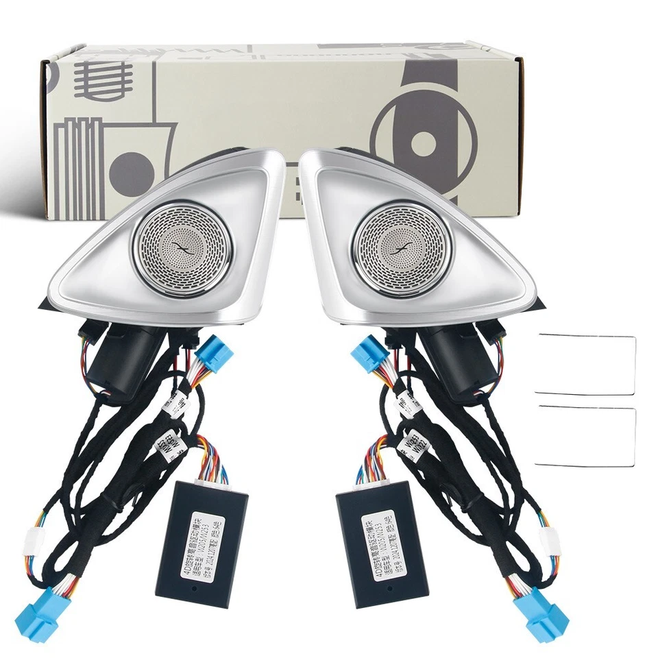 Altavoz tweeter giratorio 4D para Mercedes-benz W205 3 colores clase C 2015-2018 Foto 3 de 4