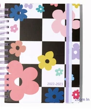NEW! Claire’s Planner 2023 500 Stickers Calendar Storage Goal Setting Checkered