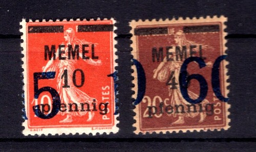 Memel 34/35V ABART * MH 200EUR (L6630