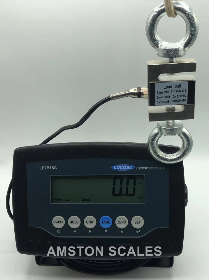 CÉLULA DE CARGA TIPO S 150 LB Y PANTALLA LCD TABLERO DE TIRO CON ARCO COMPUESTO ESCALA DE ARCO LARGO Foto 2 de 4