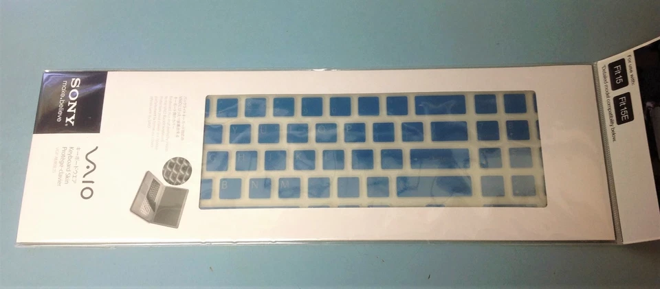 Genuine Sony Vaio Keyboard Skin Cover  (blue color) VAIO Fit 15 / Fit 15E - Image 2 of 4