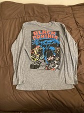 Black Panther Marvel Graphic Longsleeve Shirt Size Youth XL