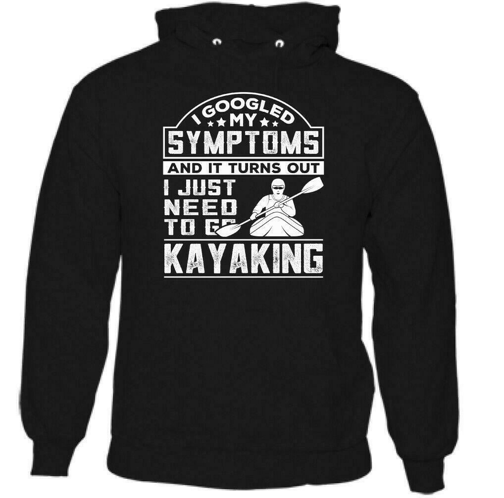 Síntomas Divertido Sudadera De Kayak Para Hombre Kayak Piragua Remo Superior