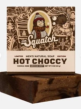 Lot of 2 DR SQUATCH - HOT CHOCCY Men’s Body Bar SOAP 5oz- New